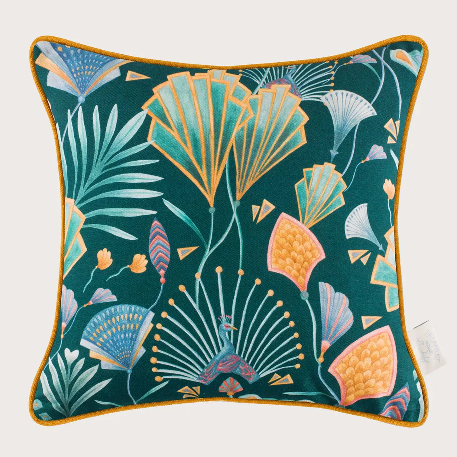Emerald Fan Cushion