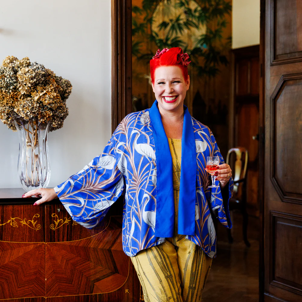 Nouveau Heron Reversible Kimono - Image 3