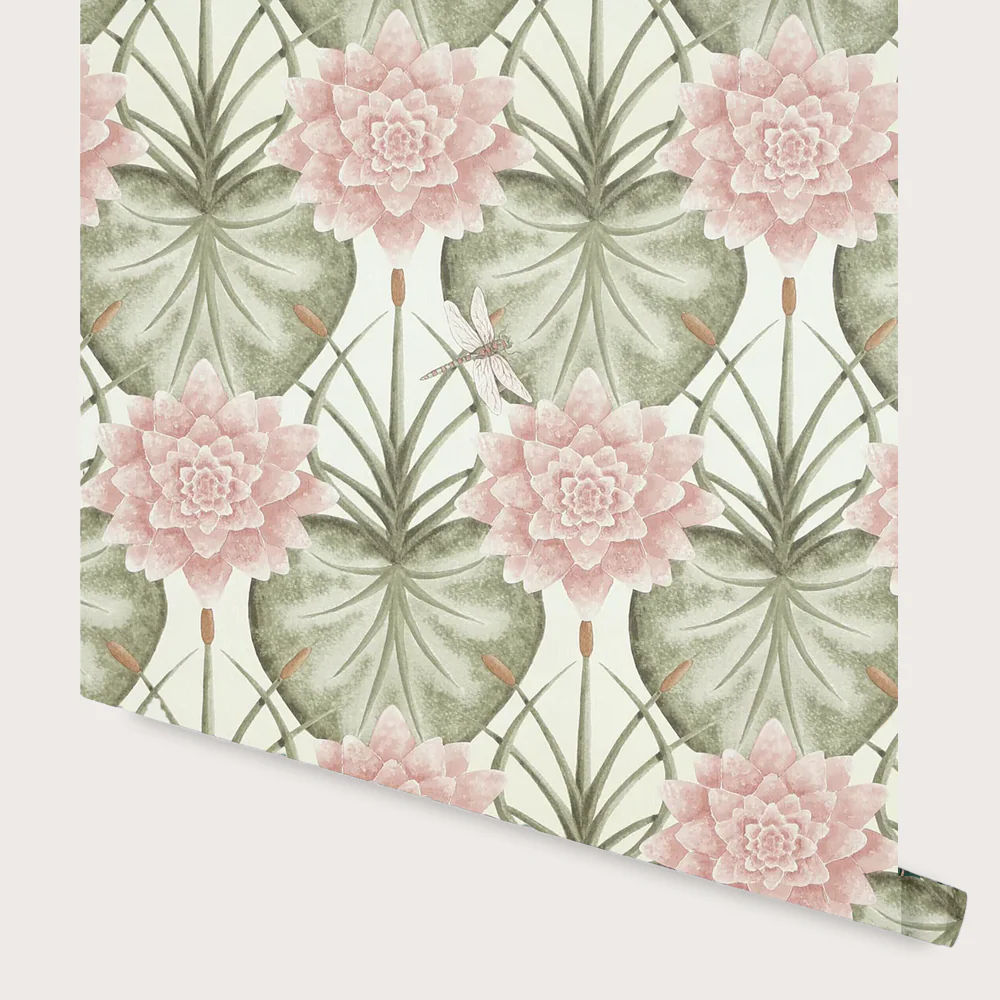 Lily Garden Wallpaper