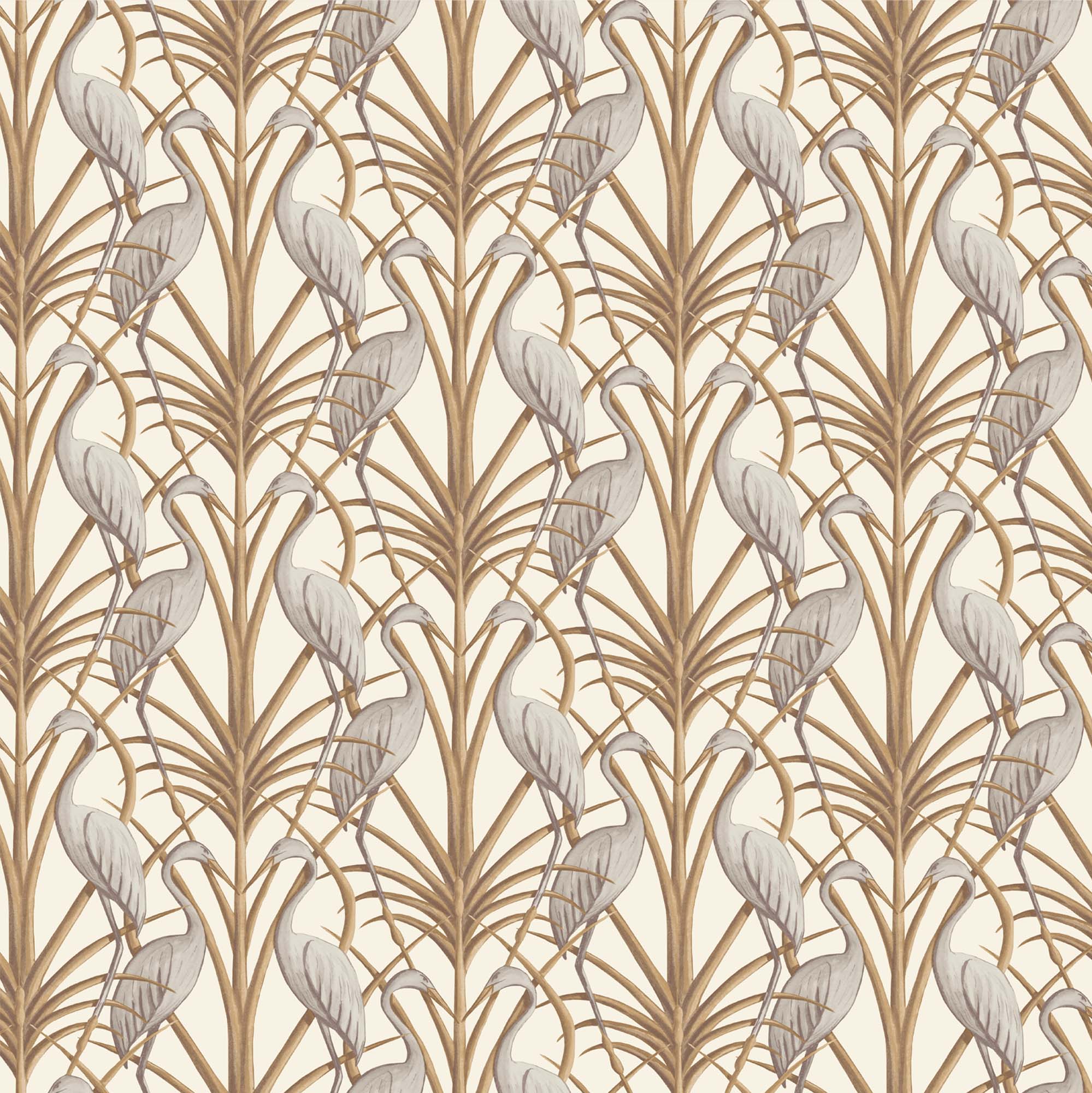 Nouveau Heron Cream Fabric