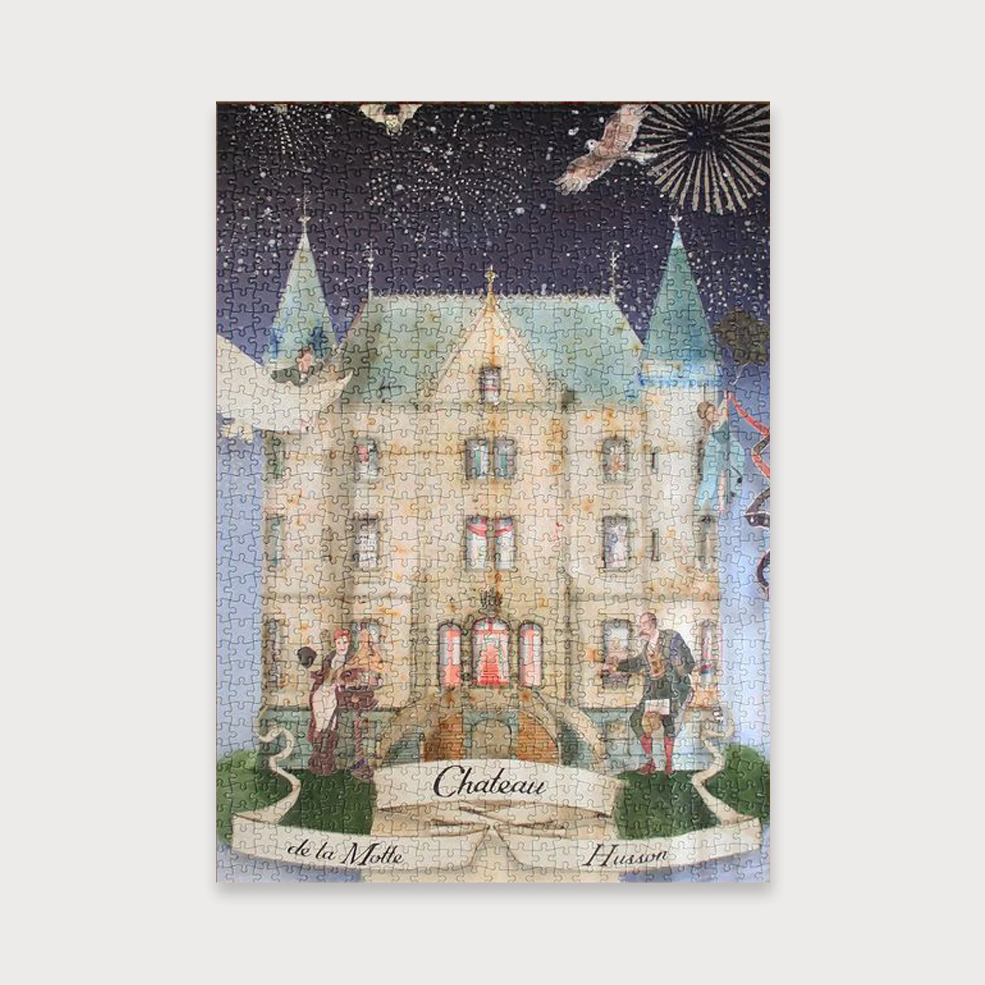 The Chateau in Watercolour Puzzle - Outside - Image 2