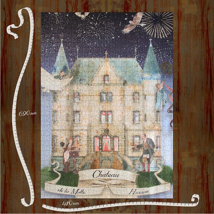 The Chateau in Watercolour Puzzle - Outside - Image 3