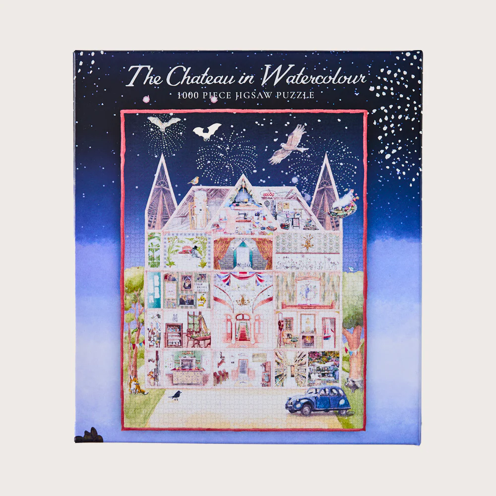 The Chateau in Watercolour Puzzle - Inside